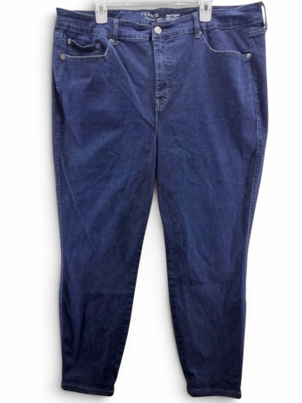 Torrid Blue High-Rise Trio Fit Skinny Limitless Stretch Jeans Size 22-26R